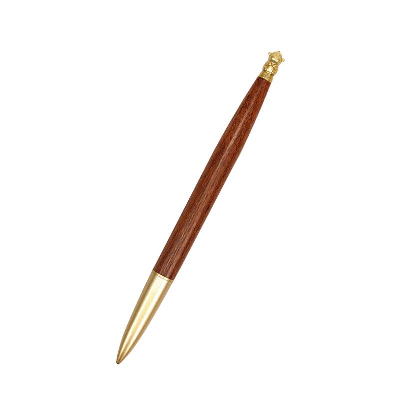 

Деревянные выдвижные ручки-роллеры по знакам зодиака, ручки для подписи, для бизнеса, шариковые, винтажные, подарочные