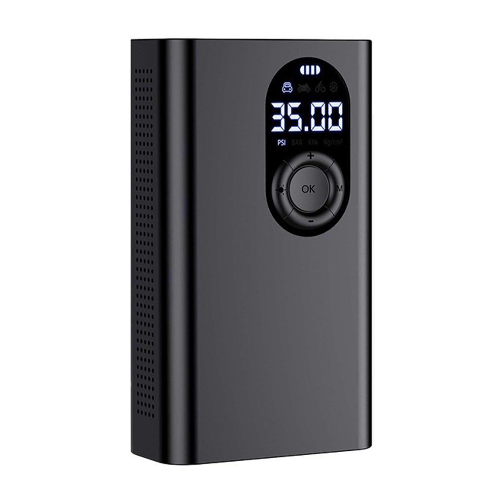 

Эффективный и прочный портативный насос для накачивания шин автомобиля. Простой в использовании портативный насос для накачивания шин.