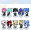 Fairy Tail 100 Years Quest Acrylic Stand, & Keychain Cat Ears Maid Butler Figure, Nekomimi Anime Desktop Decor, Kawaii Plate New