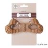 Durable Dog Chew Toy Non‑Toxic Wood Fiber Simulation Bone Puppy Teething Toy Boredom Relief Teeth Cleaning Pet Toys