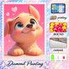 Puppy Diamond Painting Kit 5D Full Drill DIY Diamond Mosaic Wall Art Home Decor