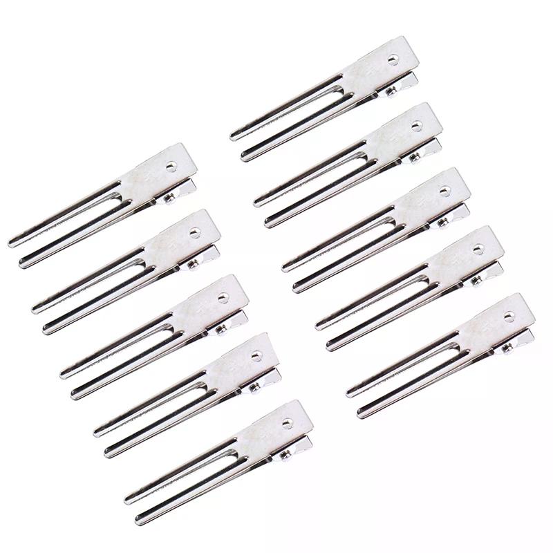Professionelle Aluminium-Haarspange mit Entenschnabelform und langer Öffnung – Haarstyling-Werkzeug für Friseursalons – Abteilklammer – Styling-Haaraccessoire