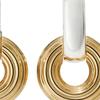 Tory Burch Doornocker Brand Logo Brass Earrings Women earrings Gold 164604700