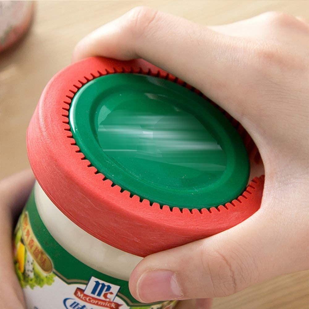 Anti-slip Manual Jar Bottle Wrench Adjustable Can Opener Bottle Opener Kitchen Tool Jar Lid Gripper