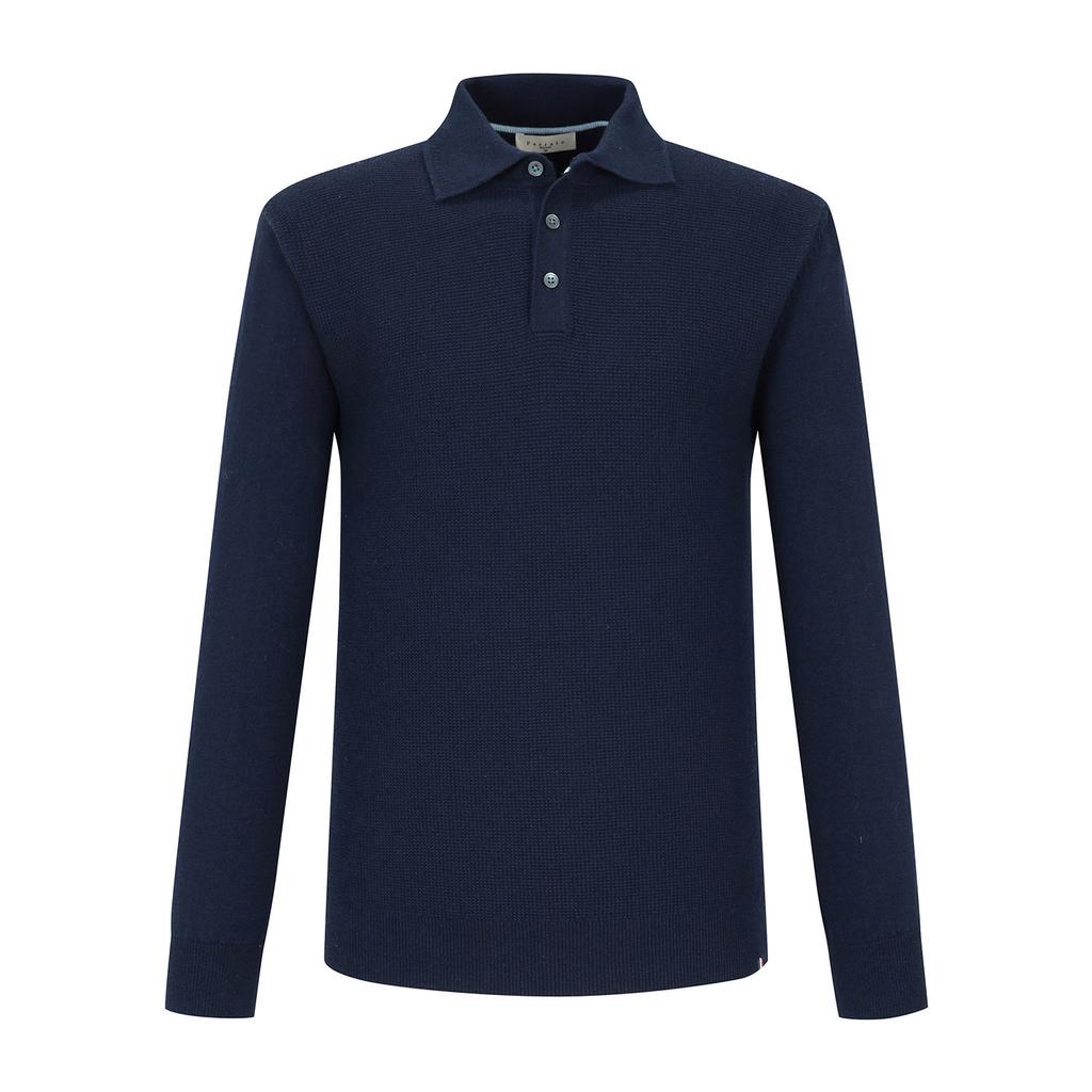 FERRAROMILANO Cotton Cashmere Blended Thierry Knit Navy (Am0Ftsy10149)
