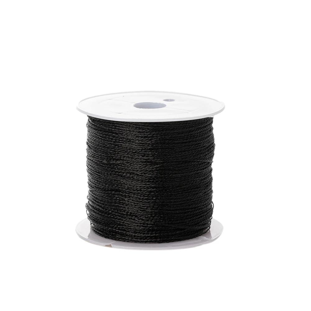 50Meters 0.4mm Colorful Thread For DIY Handmade Necklace Bracelet Braided Rope Embroidery Crochet String Jewelry Making 2046