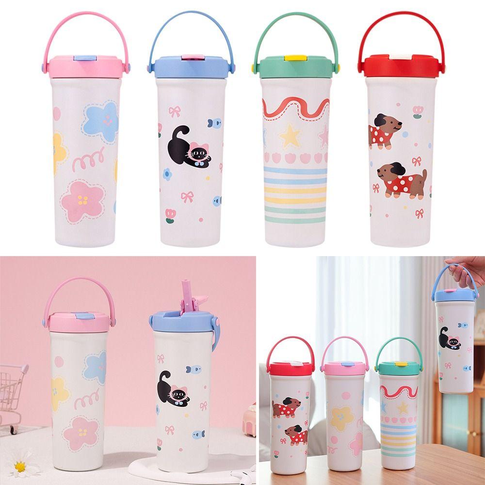 

316 Stainless Steel Water Cup 650ml Coffee Mug Cute Cartoon Insulated Cup 3