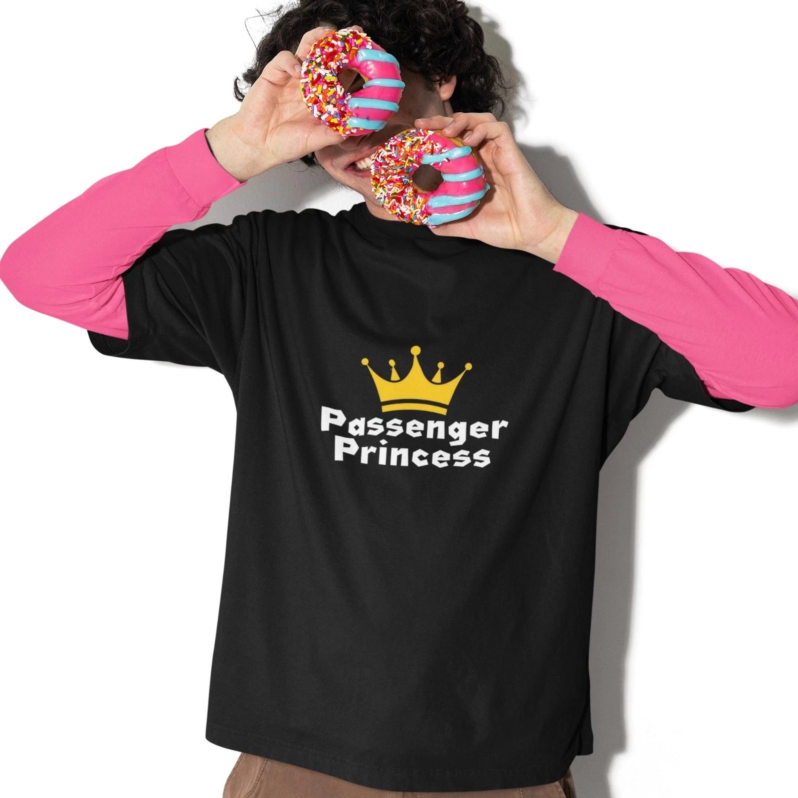 Passenger Princess T Shirt Funny Girlfriend Gift Cute Crown Graphic Tee S