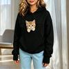Felpa con Cappuccio per Bambina con Tasca per Animali, Carina Felpa Pullover per Bambini, Top Casual per Scuola e Gioco