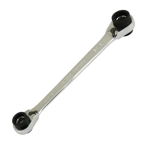 SK11 8-in-1 Ratchet Wrench, Compatible with 8 Sizes, MGR-0819, Silver