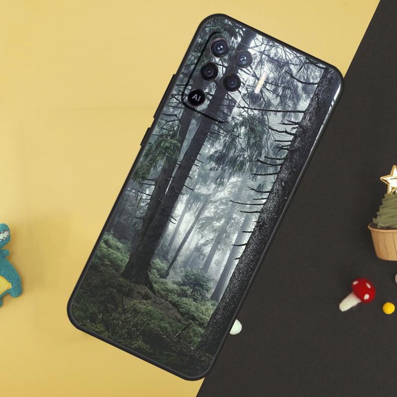 Nature Forest Mountain Case For Oppo A60 A80 A40 A15 A16 A17 A57 A94 A74 A54 A76 A96 A18 A38 A58 A78 A98 A5 A6 Pro