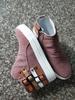 Ladies Canvas Shoes 2024 Autumn High Top Belt Buckle Women Casual Loafers Flats Plus Size Zipper Denim Women Shoes Zapatos Mujer