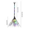 Witch Broom Kids Broom Stick Halloween with LED Lights Cosplay Props Witch Costume Accessories Cosplay Props