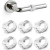 Transparent Door Handle Protector Anti Collision Bumper Household Essentials Door Stopper Home Improvement Door Stopper Wall