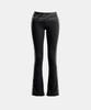 BADBLOOD 90S Vintage Club Foldover Jersey Bootcut Pants - Black