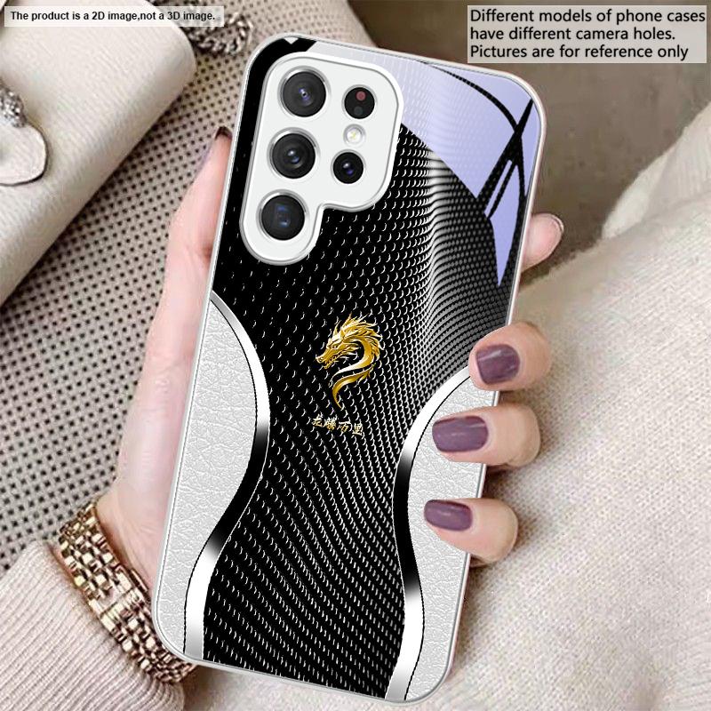 

Величественная голова дракона Для Samsung S26 S22 S8 9 10 S20 Ultra S21 Pro S22 Plus S23 FE S24Ultra S25 Edge S24+ Стеклянный чехол для телефона Galaxy S26
