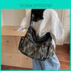 Print Canvas Leopard Handbag Single Shoulder Crossbody Bag Fashion