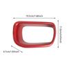 Car Front Bumper Air Duct Cover Pair Red Plastic Grille Frame for Mini Cooper S F55 F56 F57 2014 to 2021