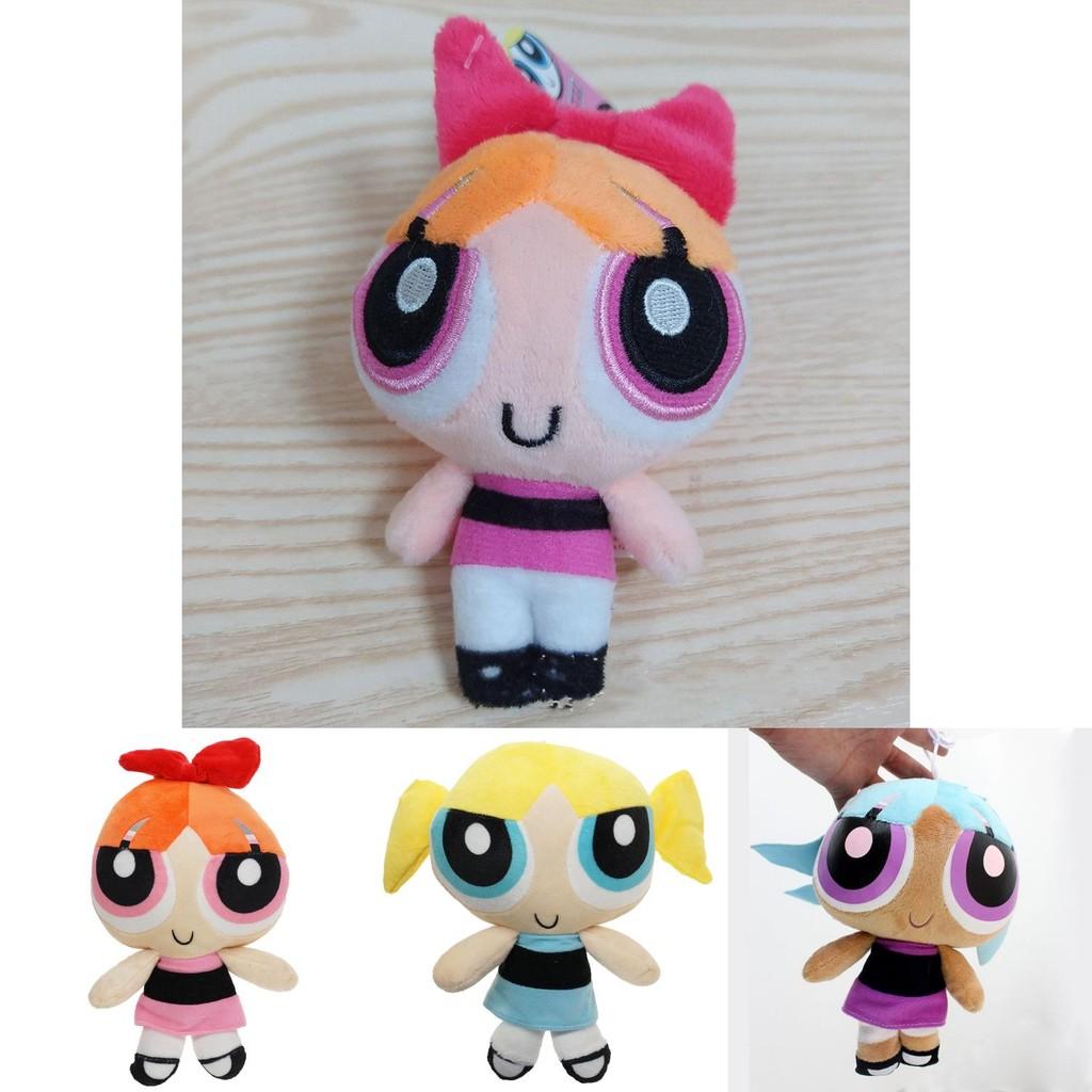 Plush Powerpuff Girls Dolls Premium 20cm Pp Cotton Stuffed Toys For Youth**