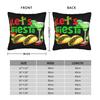 Decorative Pillowcase Let's Fiesta Cinco De Mayo  Stuff Home  Pillow Case Cover Square Multiple Sizes