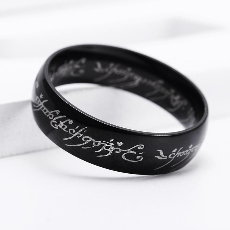 26 Cross-border explosive rings, the same Lord of the Rings wish independent station Amazon hot-selling retro rings