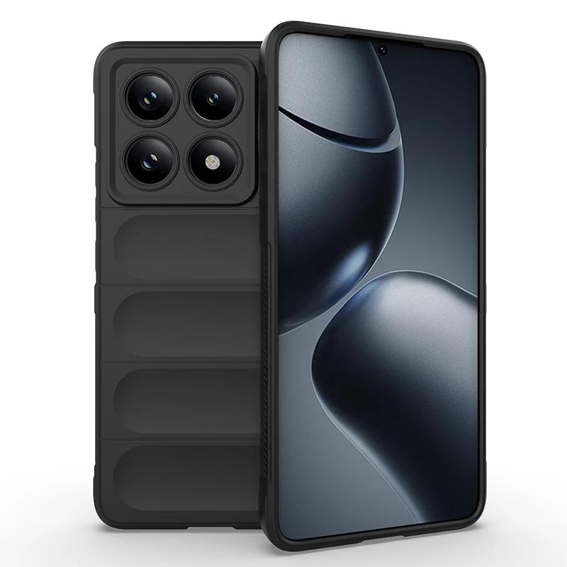 Luxury lens Shockproof protective Cover For Redmi Note 14 13 12 Pro Plus 5G 4G For Xiaomi 14T Pro 13C 12C Pc soft shell case