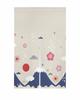 Blackout Noren Room 75cm Wide X 120cm Featuring a Fuji and Cherry Blossom Creating a Relaxing Atmosphere In the Living Thick Curtains Provide and