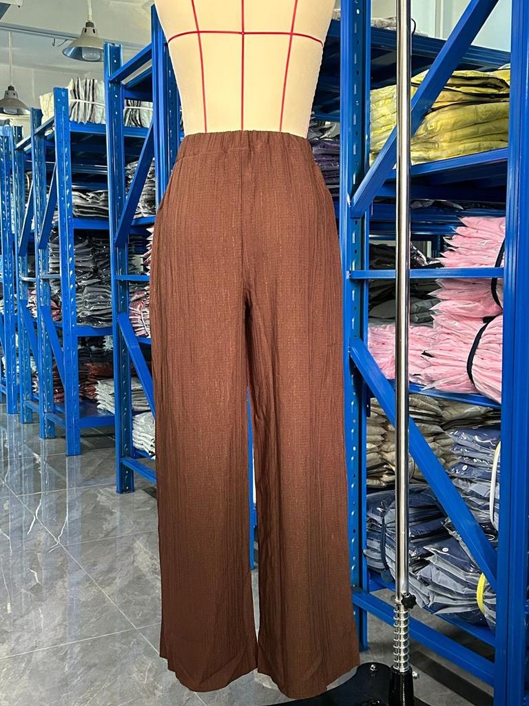 Women's High-Waisted Casual Wide Leg Pants