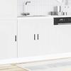VidaXL Base Cabinet for Sink Porto White 80x46x81.5 Cm Engineered Wood, Kitchen Base Cabinet, Kitchen Base Cabinet with 853927