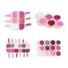 6/12Colors Diamond Nail Powder,Sparkling Nail Glitter Shine Nail Pigment Powder