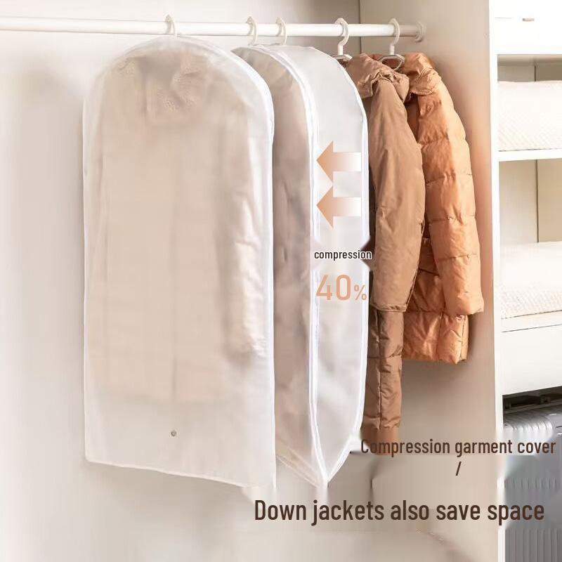 Seasonal Down Jacket Compression Hanging Dustproof Wardrobe Storage Cover