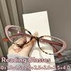 New Cat Eye Reading Glasses Women Ultralight and Comfortable HD Anti Blue Light Presbyopia Glasses PC Frame Far Sight Eyewear