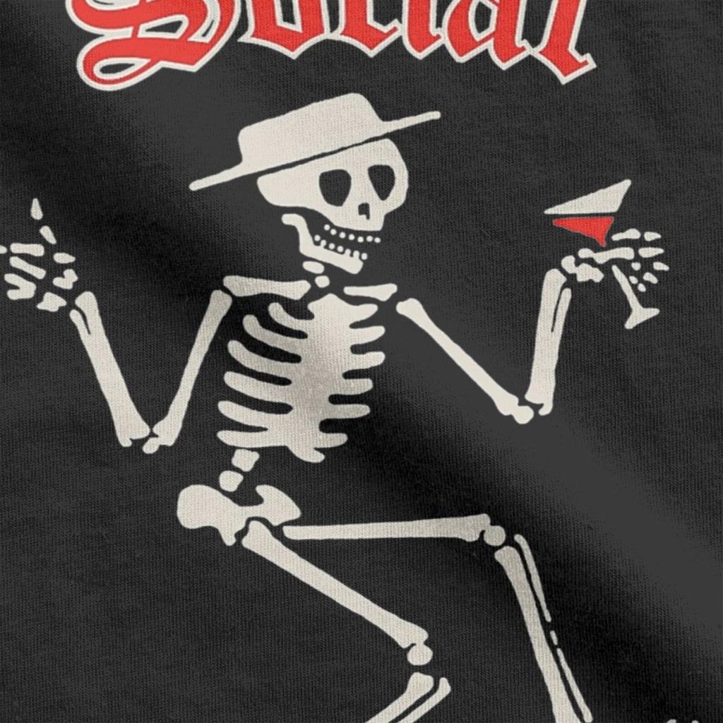 Herren Damen T-Shirt Punk Rock Band 90er Verrücktes Baumwoll T-Shirt Kurzarm Social Distortion T-Shirt Rundhals Kleidung Sommer