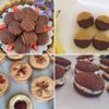 2 6-in -4-inch round silicone baking molds suitable for cream sandwich pie corn bread candy eggs muffins soap etc. Blue