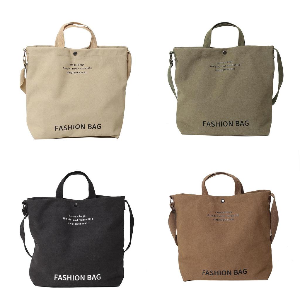 Borsa a Tote in Tela da Donna Grande Capacità con Chiusura a Zip per Uso Quotidiano