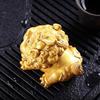 Auspicious Pixiu Color-Changing Tea Pet Ornament for Wealth, Kung Fu Tea Set Accessory, Tea Tray/Table Decoration, Nourishable with Water.