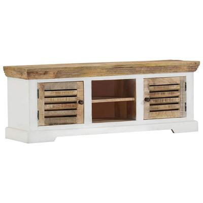 Vidaxl Szafka Pod Tv, 110X30X40 Cm, Lite Drewno Mango