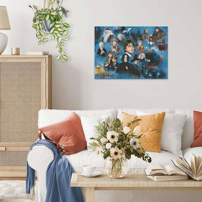 Puzzle - ravensburger - le monde magique d'harry potter - 1000 pièces - 70 x 50 cm - anti-reflets