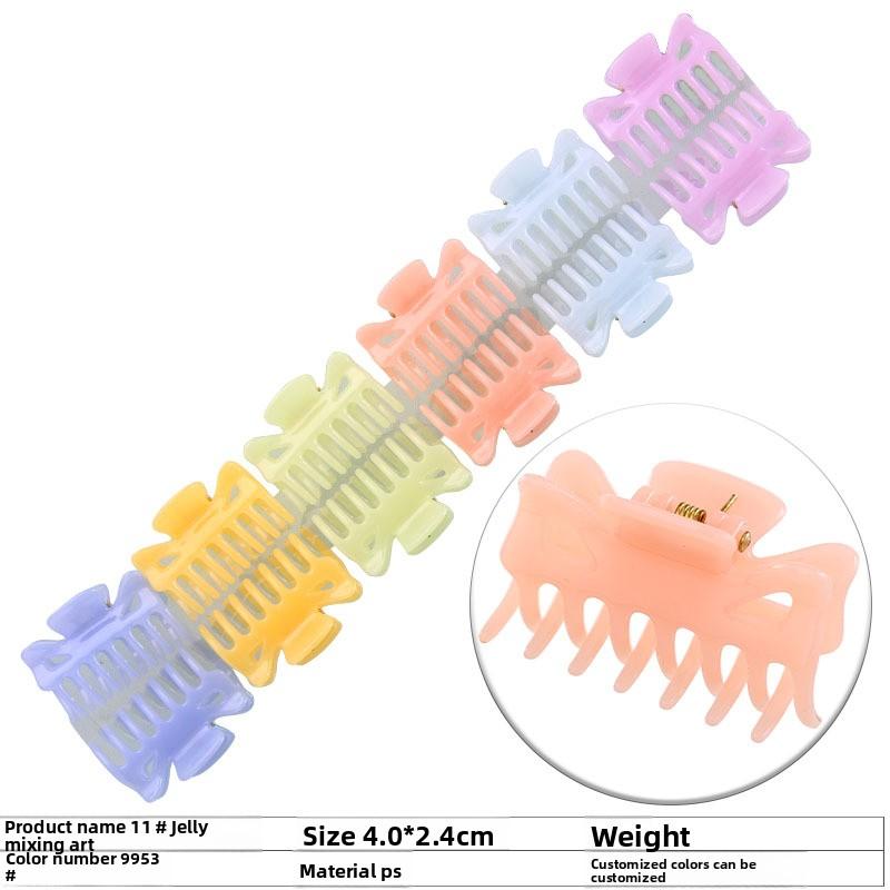 Medium-sized Small Gripper 7-tooth Hair Clip Ladies' Top Clip Wig Claw Clip