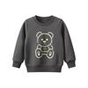 27Kids Children's Clothing Autumn and Winter Fleece Sweatshirt for Boys, Bear Pullover, Baby Fleece Top