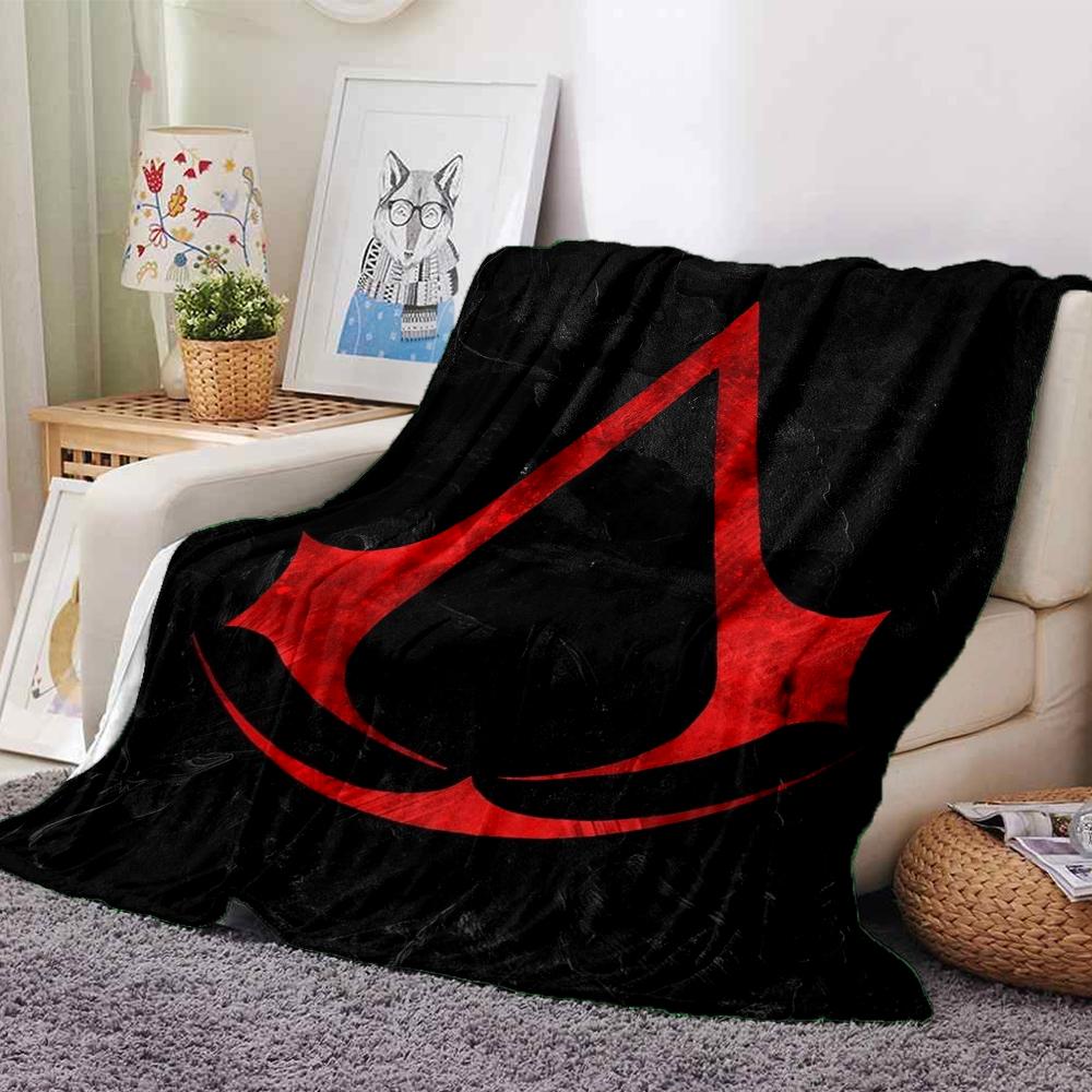 Koc z nadrukiem z motywem Assassin's Creed - Idealny na kanapę, łóżko, podróże i do użytku na zewnątrz | Można prać w pralce, przytulny i trwały.