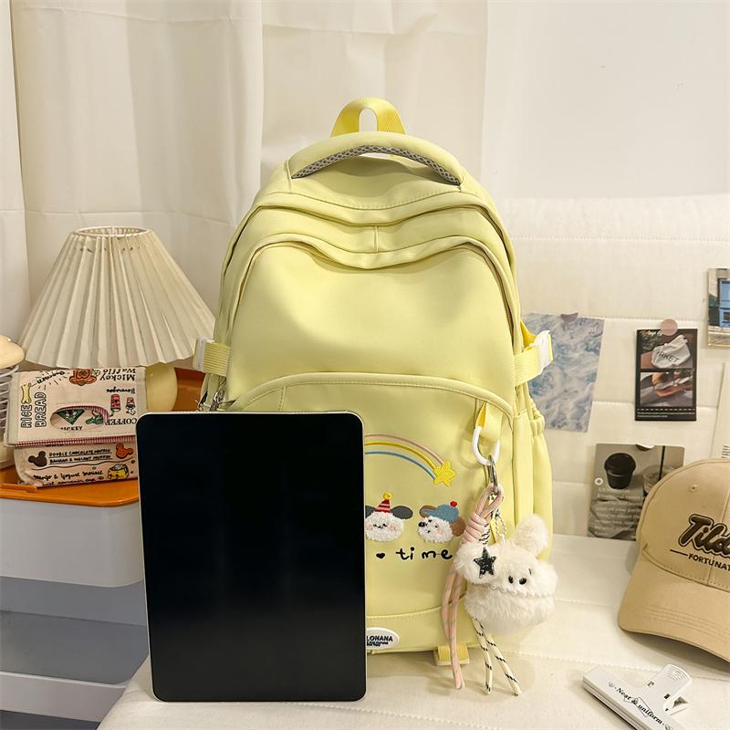 Cartoon Student Schoolbag Women's Lightweight Backpack