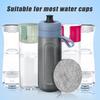 Micro Disc Water Filter Replacements for Brita Activated Carbon Water Filter Disc Water Pitcher Filter for Travel Bottles Removes Chlorine Metals