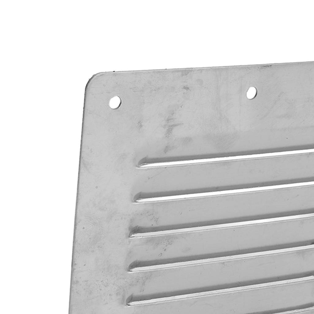 Stainless Steel Marine Boat Rectangular Louvered Air Vent Grill Ventilation Grille Cover