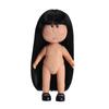 1 Pezzo Corpo Articolato Action Figure Bambina Giocattolo Capelli Ricci 14cm Occhi a Fagiolo Bambola in Vinile Pelle Scura Vestire Mia Patata Bambole Regalo per Bambini