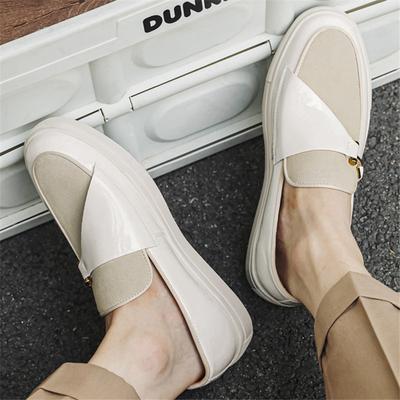 Gentleman Monk Strap Loafers Fashion Men's Suede Patent Leather Platform Shoes Male Walking Sneakers Footwears Zapatos Hombre
