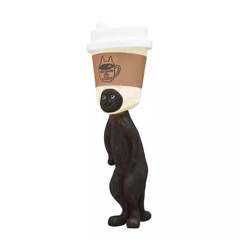 Official Kitan Club Lucky Sweets Cat - Donut-Hat Calico Kitty Figure