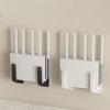 Wall-Mounted Router Rack With Integrated Storage Box And Socket Strip Holder – Space-Saving, Punch-Free Installation Bracket