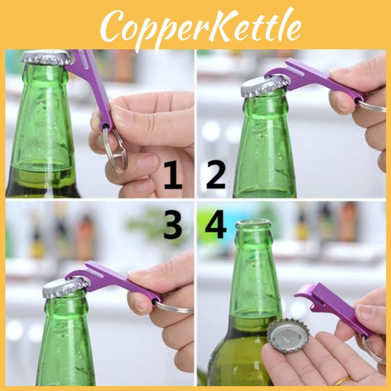 Robuster Flaschenöffner aus Aluminiumlegierung für Bars und Partys, farbenfrohes kreatives Geschenk