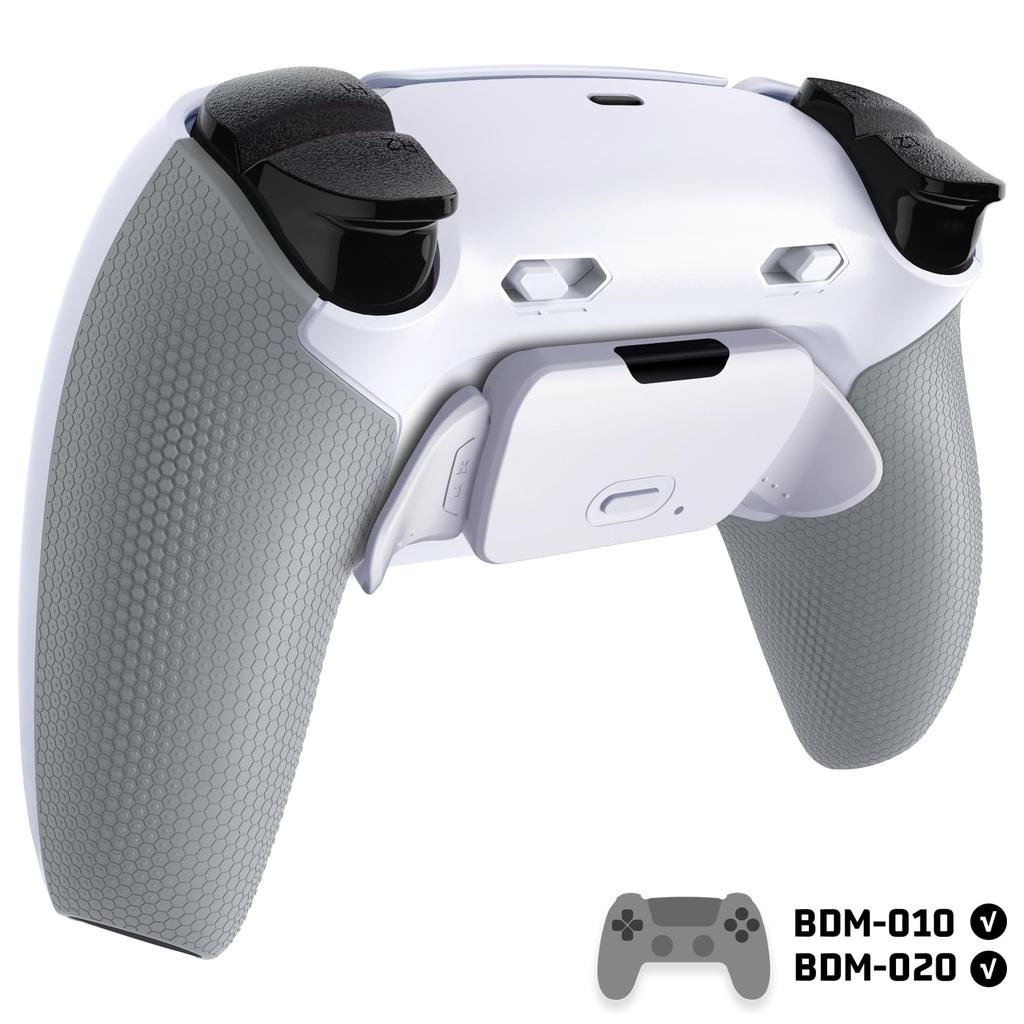 eXtremeRate RISE Plus MAX Back Paddle Kit for PS5 Controller with Clicky Trigger Stops Rubber Remappable Back Button Kit for PS5 Controllers